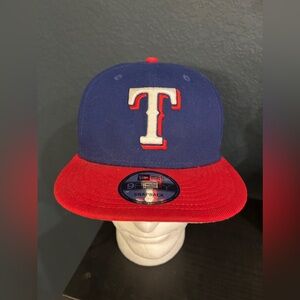 New Era Texas Rangers snapback hat